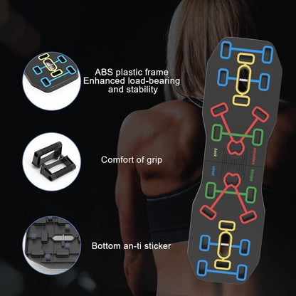 AERLANG Push Up Board 10 in 1 Portable Foldable Push Up Training Equipment