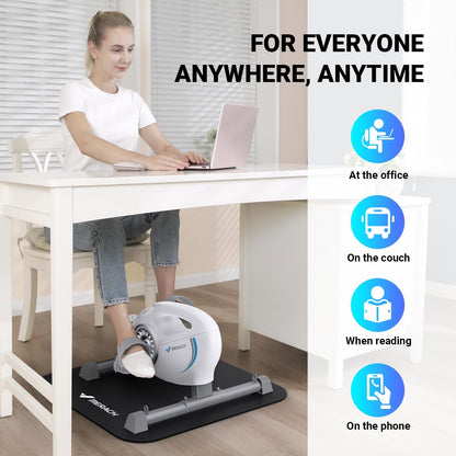 MERACH Mini Stepper Machine 150KG Capacity with Resistance Bands Stair Step Exercise Equipment