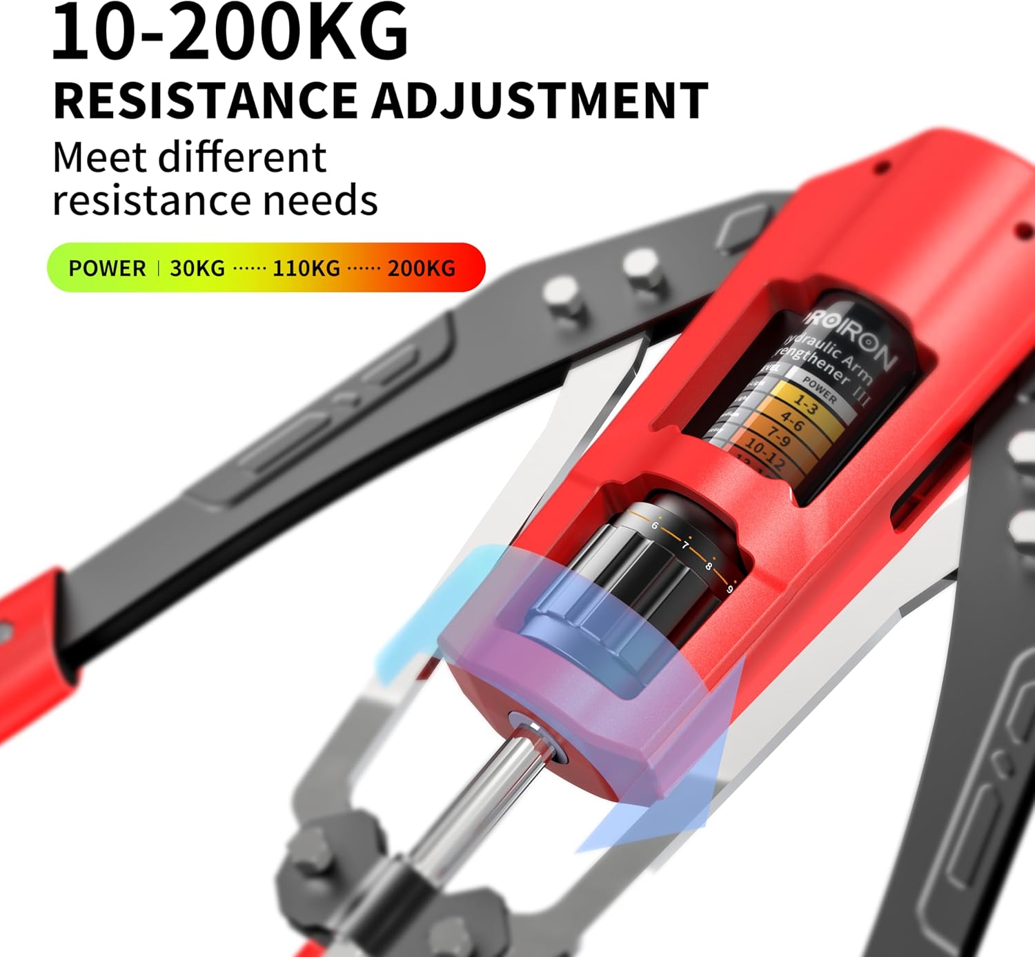 PROIRON Twister Arm Exerciser 10-200kg Hydraulic Power Chest Expander Strength Training Equipment