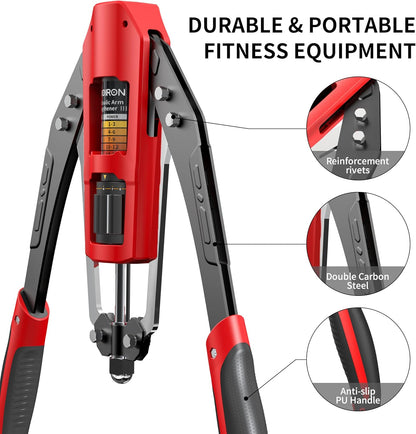 PROIRON Twister Arm Exerciser 10-200kg Hydraulic Power Chest Expander Strength Training Equipment