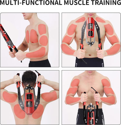 PROIRON Twister Arm Exerciser 10-200kg Hydraulic Power Chest Expander Strength Training Equipment