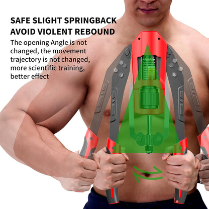 PROIRON Twister Arm Exerciser 10-200kg Hydraulic Power Chest Expander Strength Training Equipment